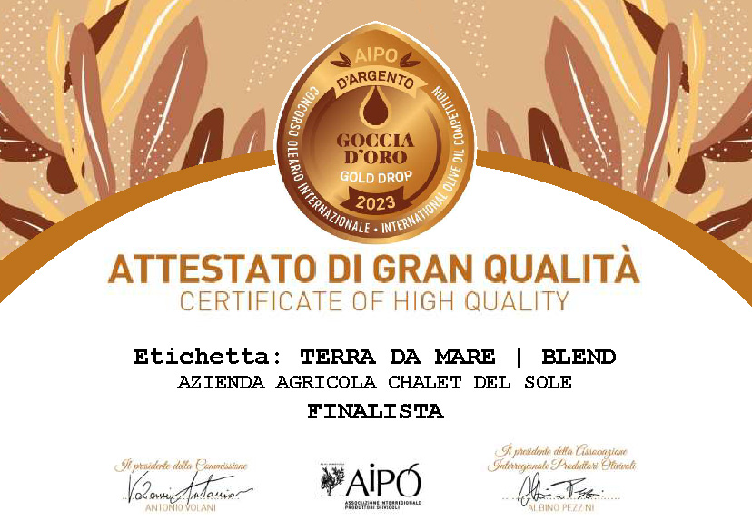 Concorso Oleario Int. AIPO dArgento 2023